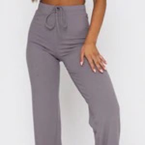White fox boutique adore you ribbed pants